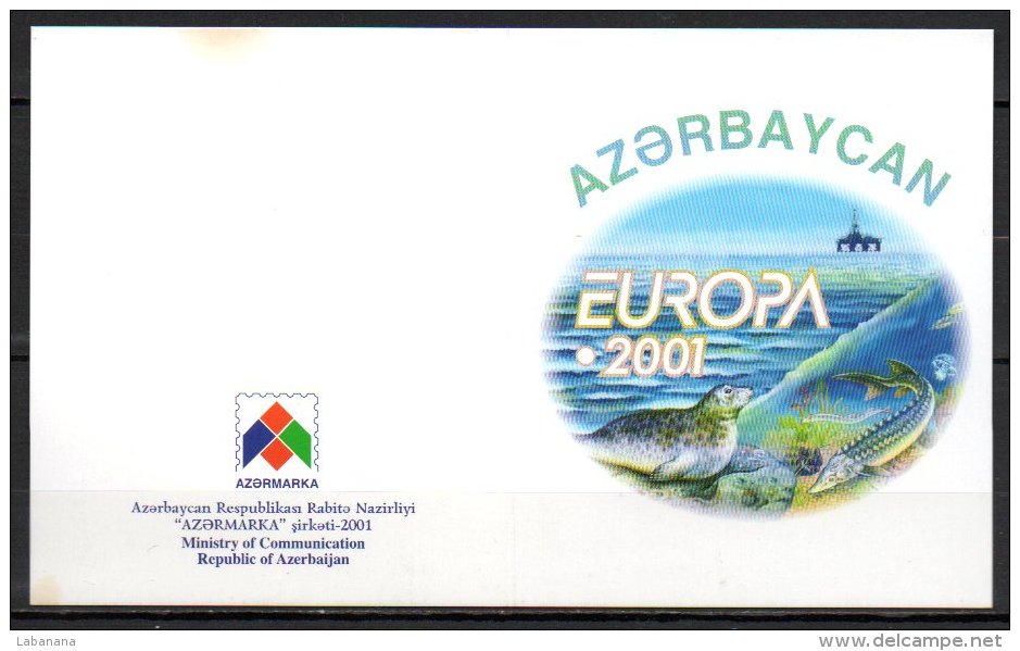 Azerbaidjan Carnet C417a**, Europa 2001 - Azerbaïjan