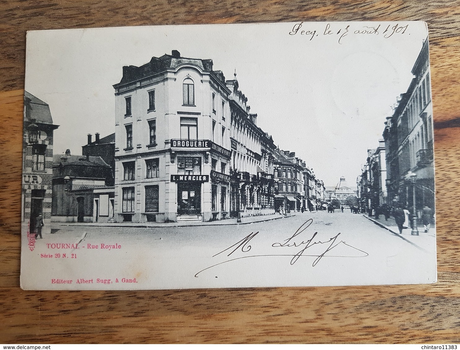 CP Tournai 1901 "Rue Royale - Série 20 N°21 - Albert Sugg" - Tournai