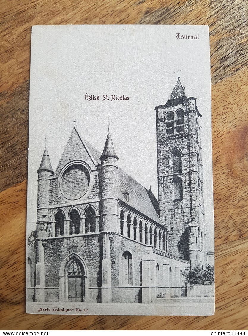 CP Tournai "Eglise St. Nicolas - Série Artistique N°12" - Tournai