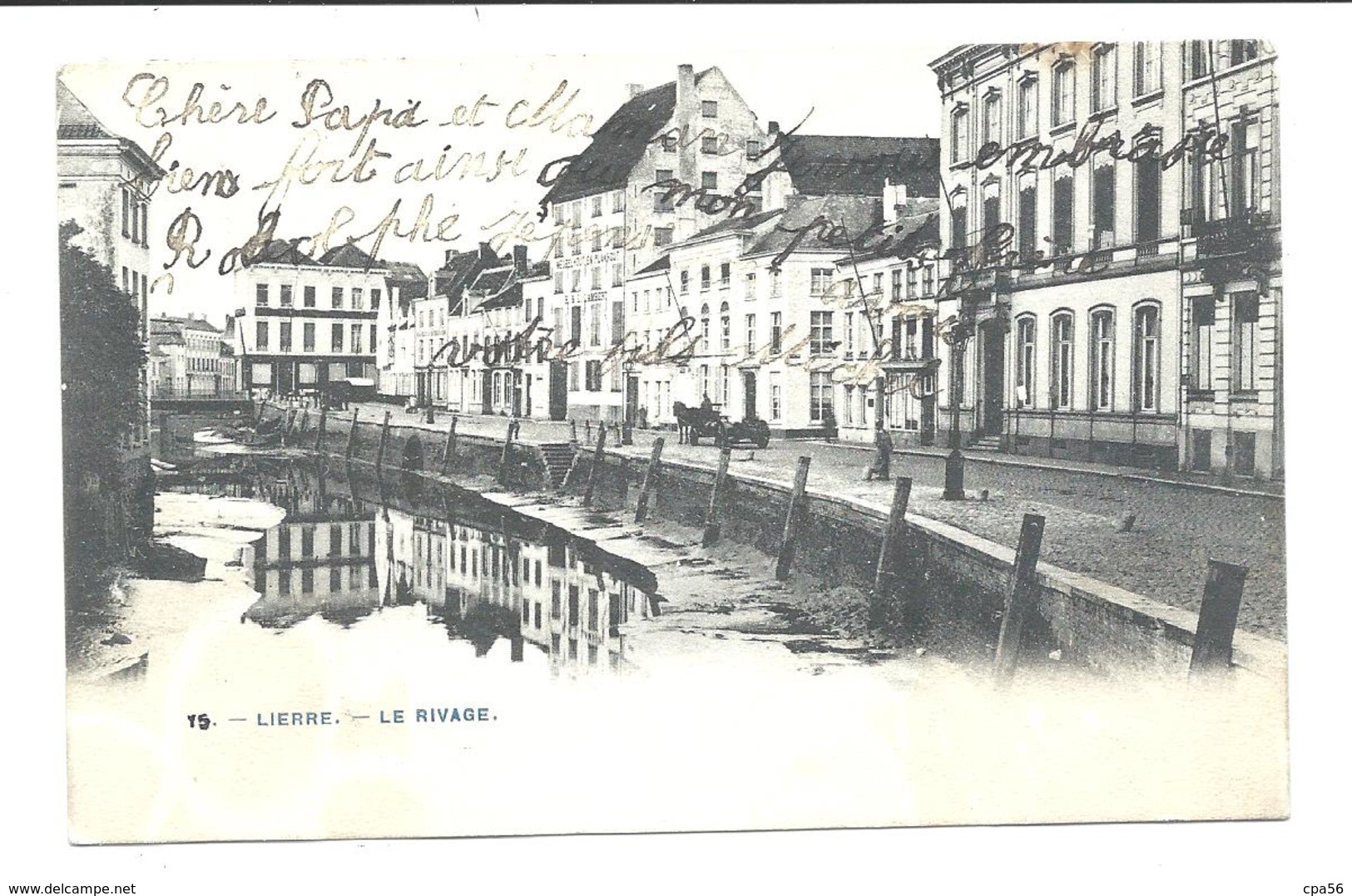 LIERRE - Le RIVAGE - N°15 BERTELS (1906) - Vente Directe X - Lier
