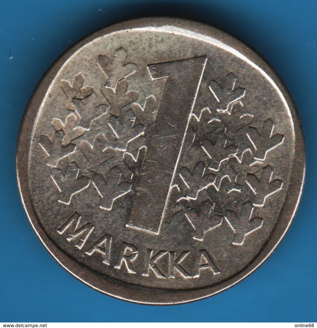 SUOMEN 1 MARKKA 1964 KM# 49 Argent SILVER  350‰ - Finland