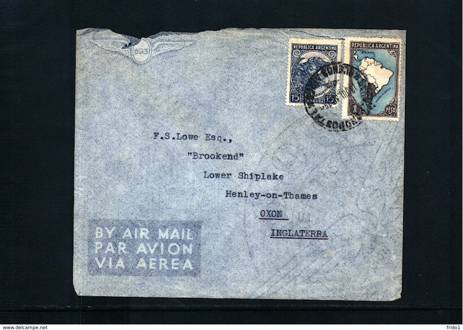 Argentina Interesting Airmail Letter - Briefe U. Dokumente