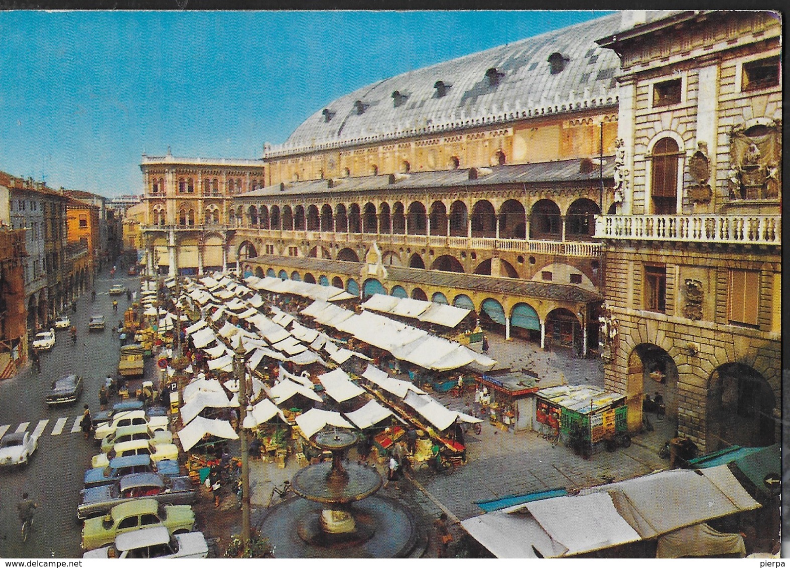 VENETO - PADOVA - PIAZZA DELLE ERBE - MERCATO - AFFRANCATA NON VIAGGIATA - Padova