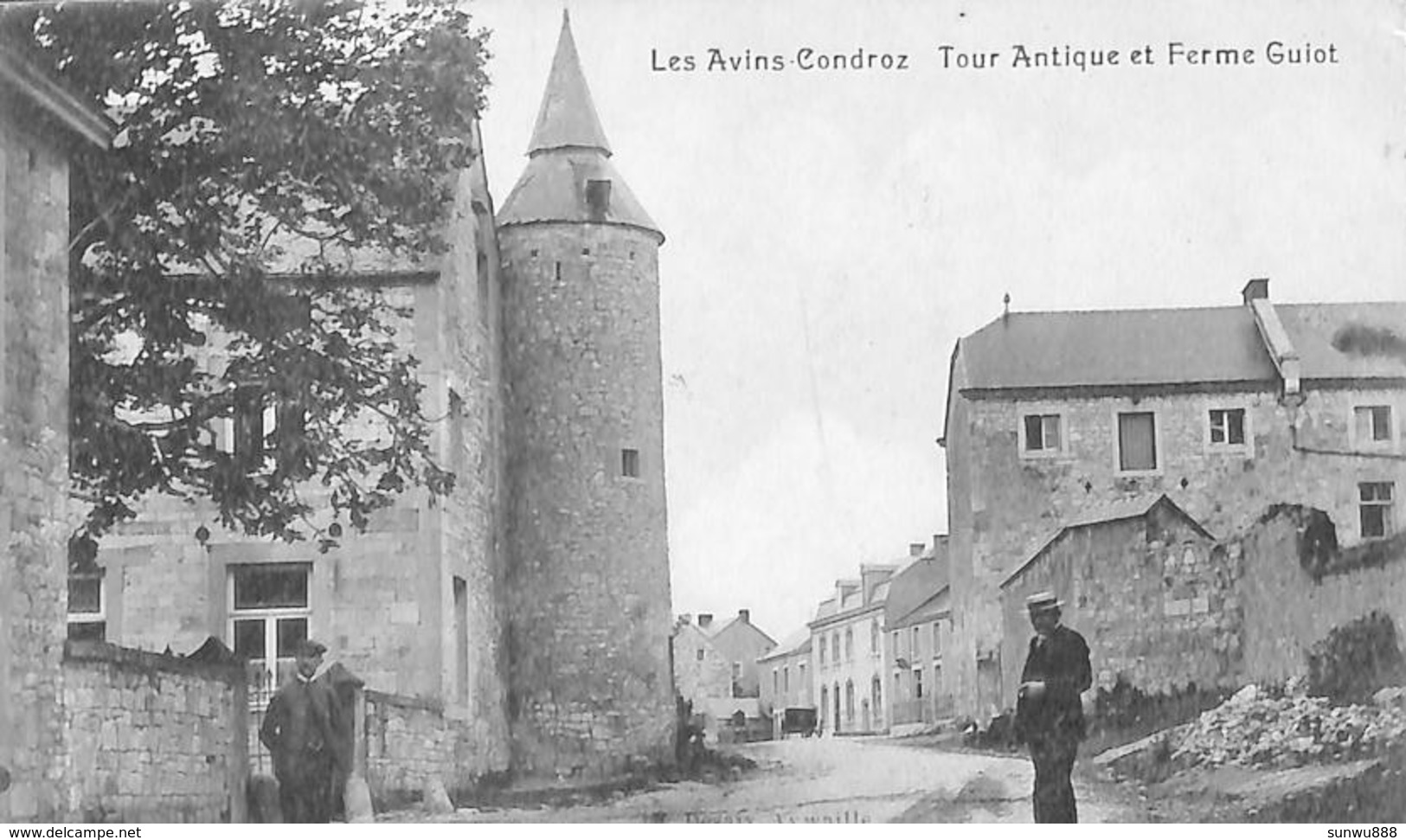 Les Avins Condroz - Tour Antique Et Ferme Guiot (animée, E. Desaix, 191x) - Clavier