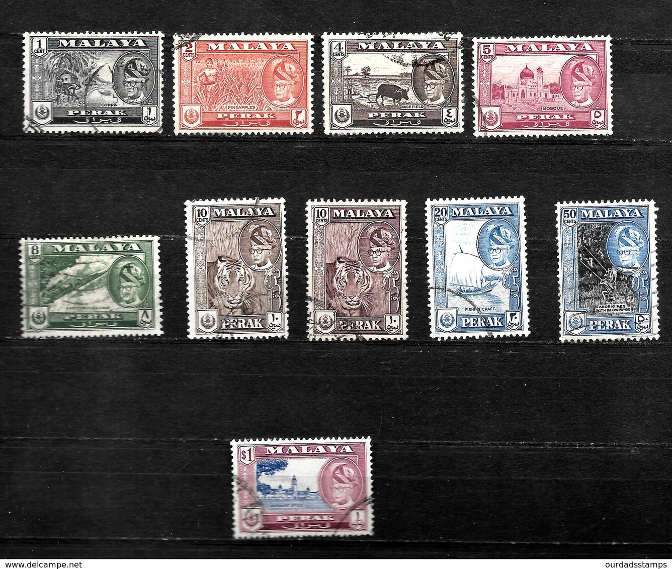 Perak 1957 Pictorials MM And Used Selection To $1 * (6853) - Perak