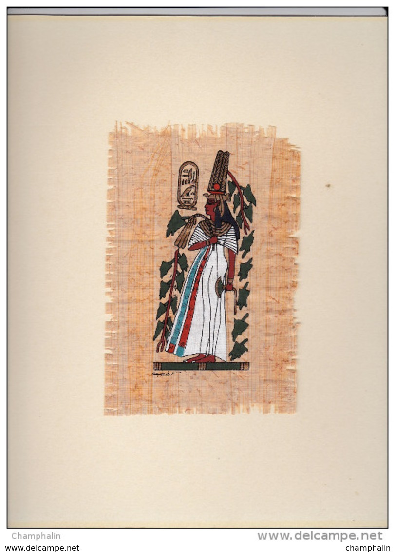 Papyrus Peint à La Main - Egypte - Reine Néfertari - Prints & Engravings