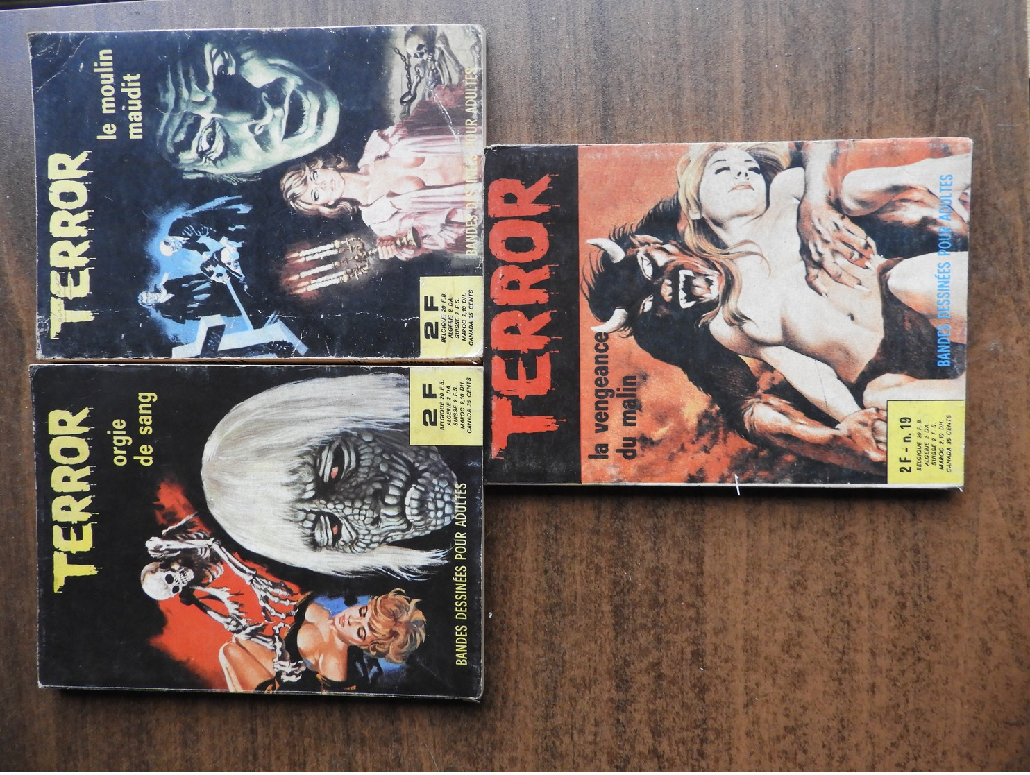 Terror Et Terrificolor : Lot De 7 BD Adultes Horreur - Wholesale, Bulk Lots