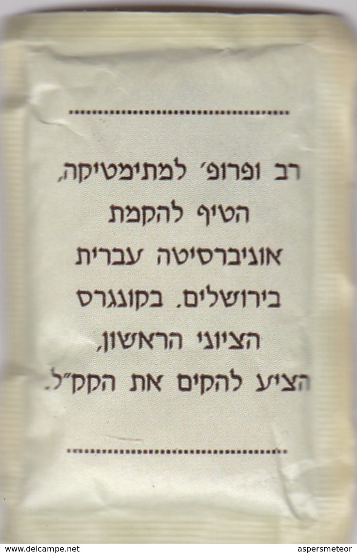 SACHET SUGAR AZUCAR SUCRE JEWISH JUDIO JUIF PROCERES HAUT PERSONNAGE CIRCA 1980's-BLEUP - Sucres