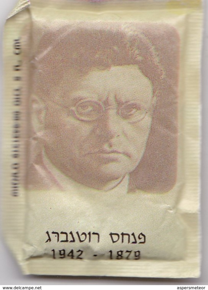 SACHET SUGAR AZUCAR SUCRE JEWISH JUDIO JUIF PROCERES HAUT PERSONNAGE CIRCA 1980's-BLEUP - Suiker