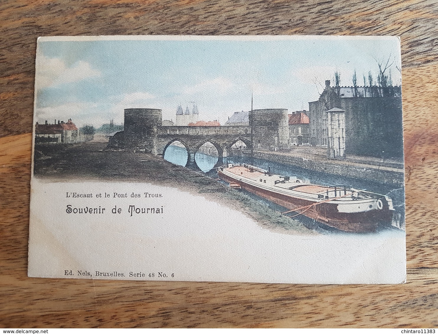 CP Tournai "L'Escaut Et Le Pont Des Trous - Série 48 N°6, Nels" - Tournai