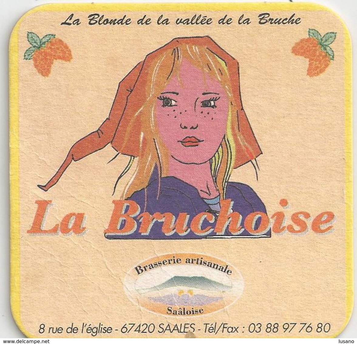 Sous-bock "La Bruchoise" - Brasserie Artisanale à Saales (Bas-Rhin) - Beer Mats