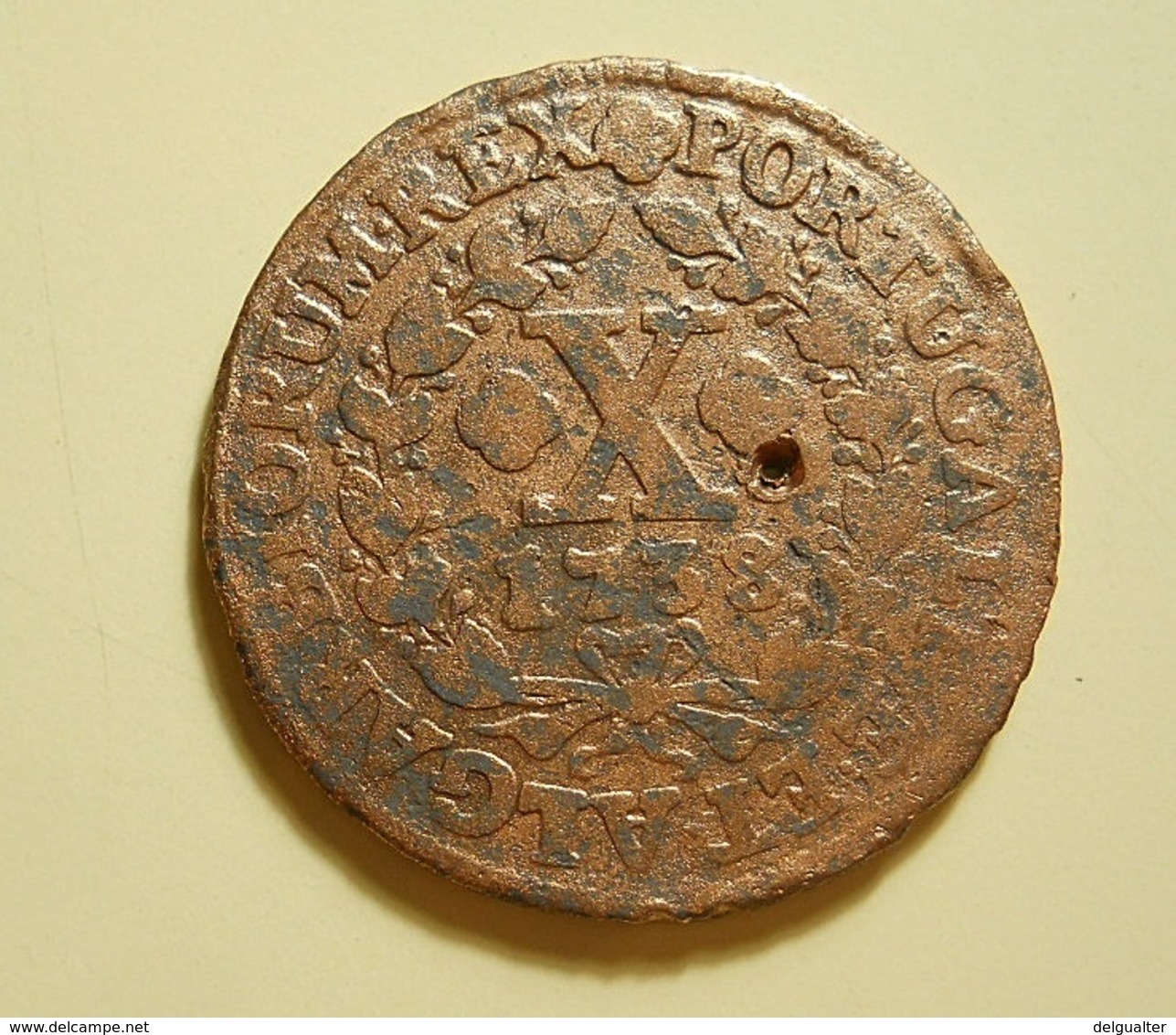 Portugal X Reis 1738 D. João V Holed - Portugal