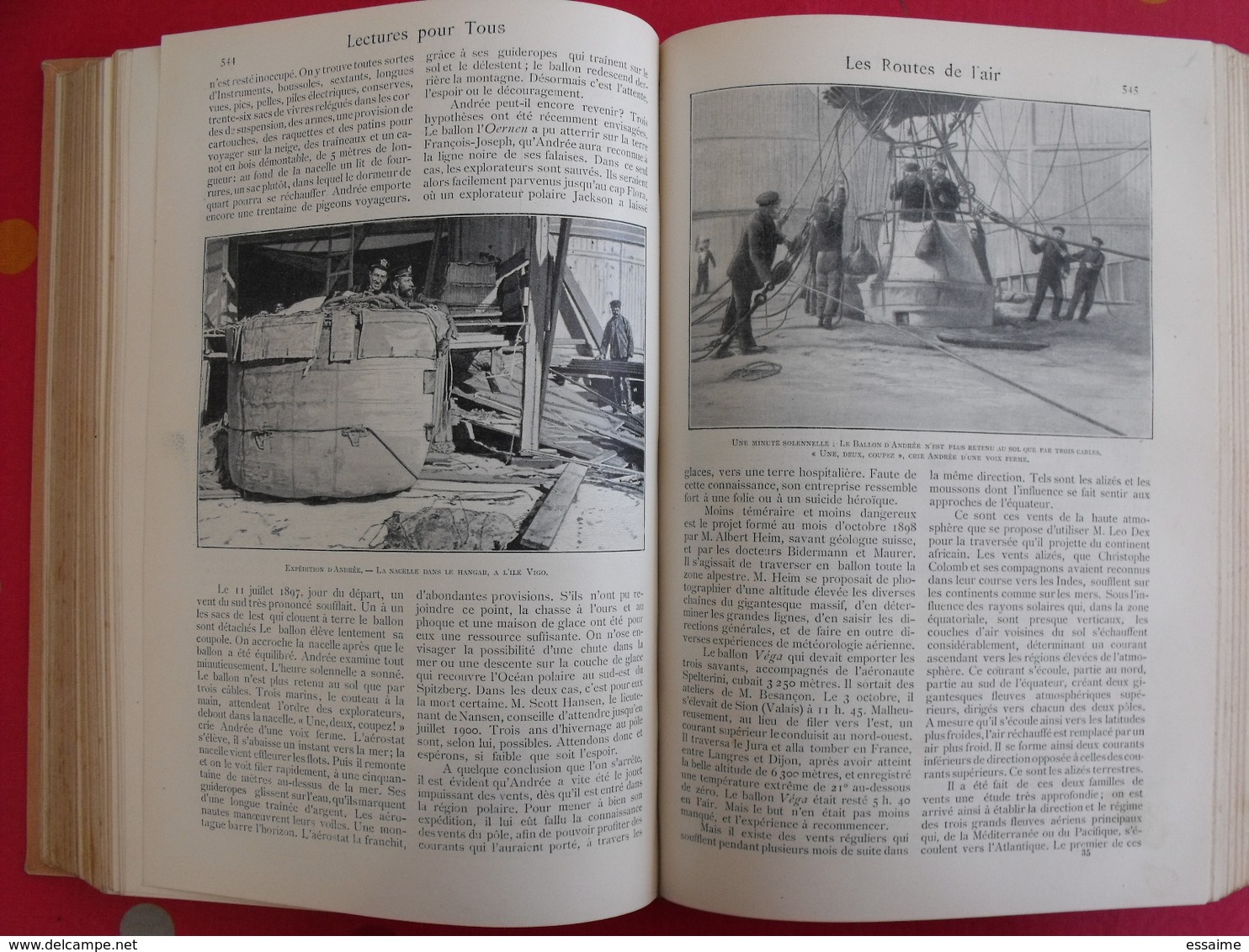 Lectures pour tous 1898-1899. Hachette reliure éditeur.  thibet torture panhard nézière japon shah perse chine tatouage