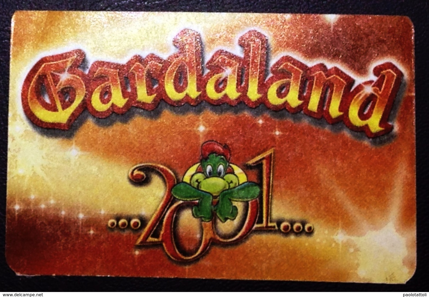 Gardaland 2001, Ticket Used- Ingresso Intero. Scad. 29.4.2001 - Biglietti D'ingresso