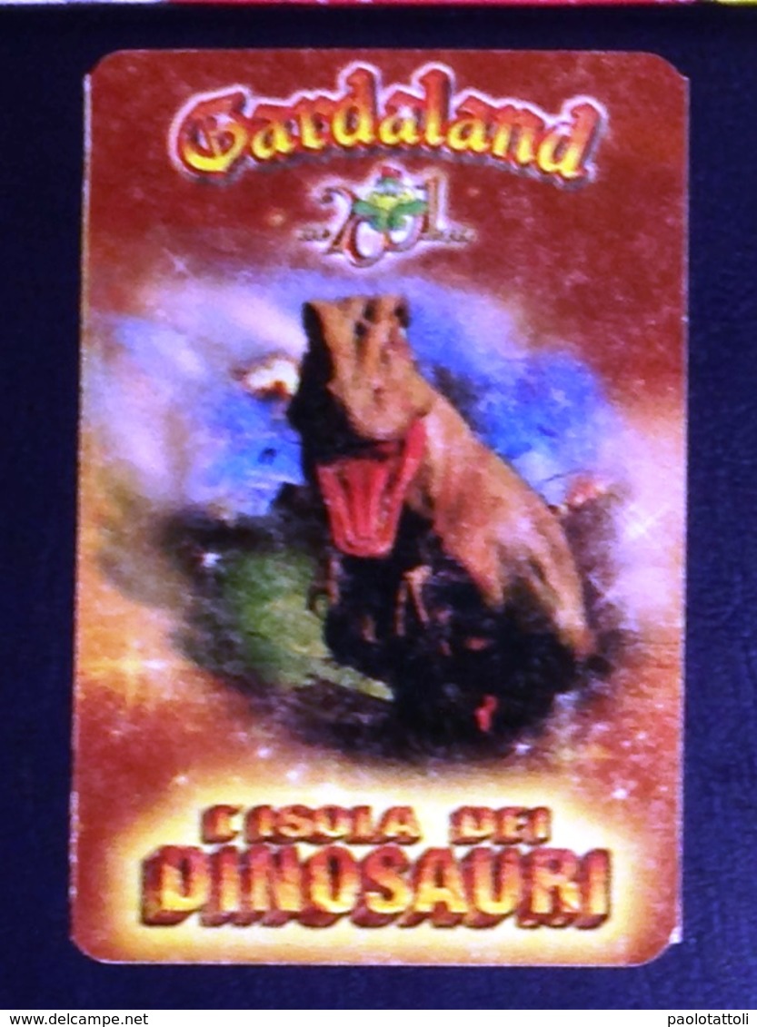 Gardaland 2001, L'isola Dei Dinosauri, Ticket Used- Ingresso Intero. Scad. 29.4.2001 - Biglietti D'ingresso