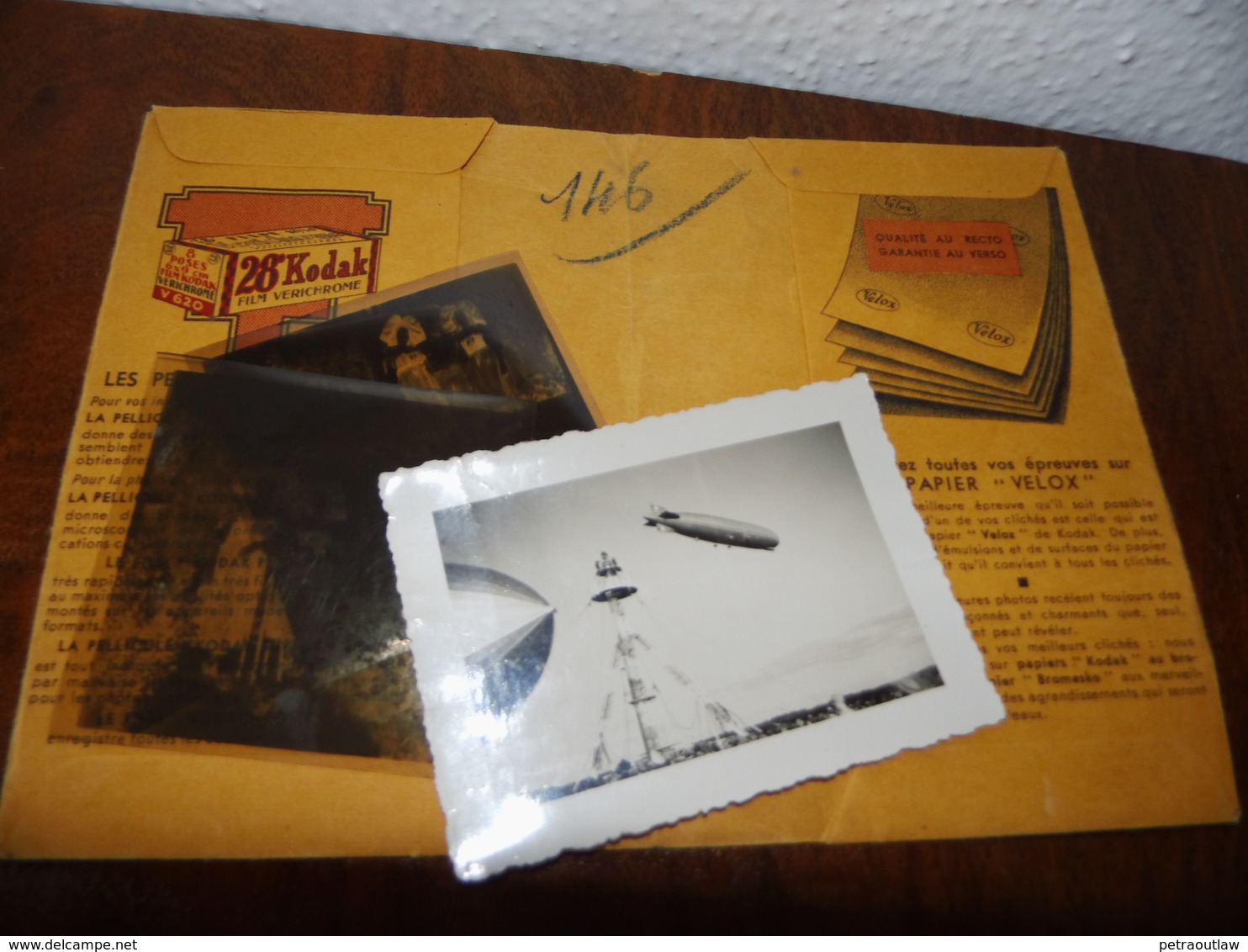 Pochette Photo Kodaks 1941+photo Zepplin WW2 - 1939-45