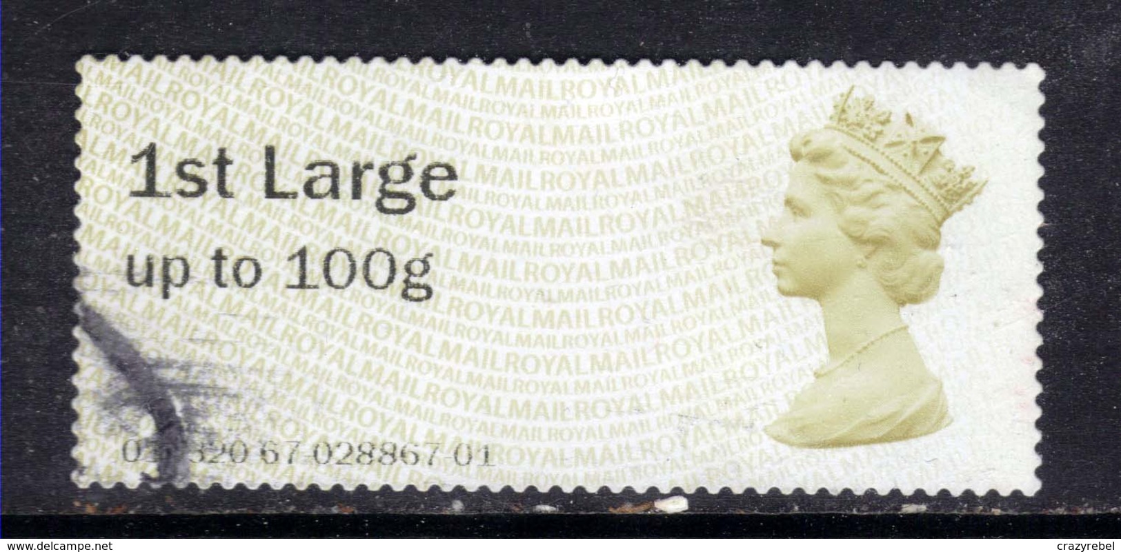 GB 2014 QE2 1st Large Post & Go Olive Brown( J910 ) - Post & Go (distributeurs)