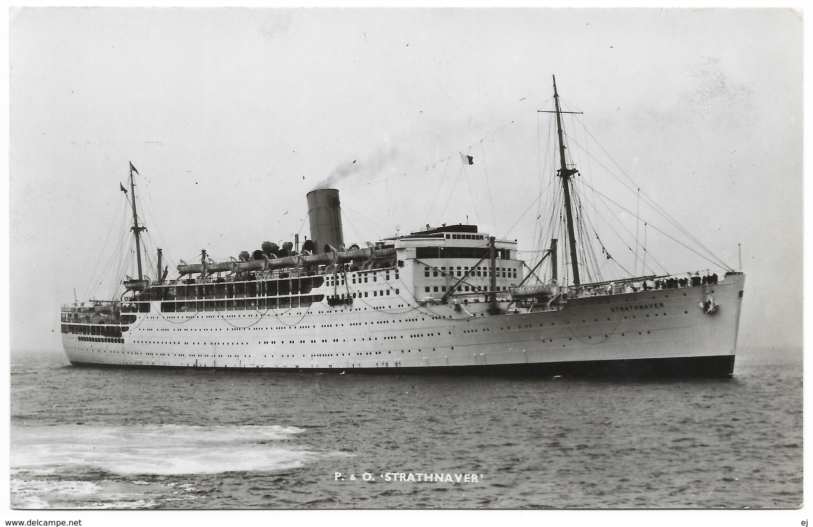 P & O RMS Strathnaver - Real Photo - Unused 1930s - Other & Unclassified