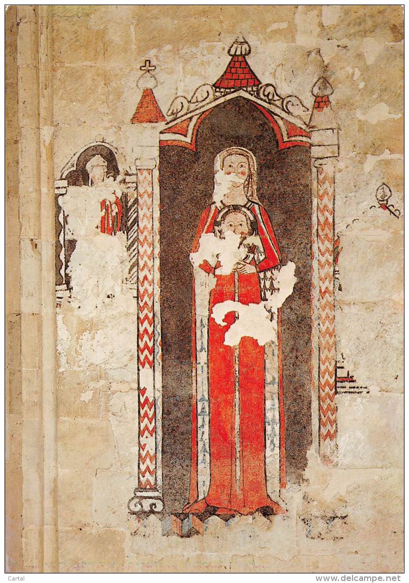 CPM - SINT-TRUIDEN - Begijnhofkerk - Vera Icoon, Muurschildering, Ca 1300 - Sint-Truiden