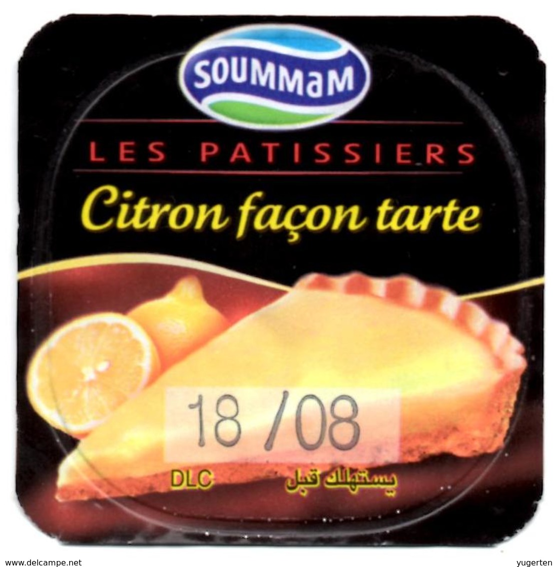 Opercule Cover Yaourt Yogurt " Soummam " Les Patissiers Citron Yoghurt Yoghourt Yahourt Yogourt - Milk Tops (Milk Lids)