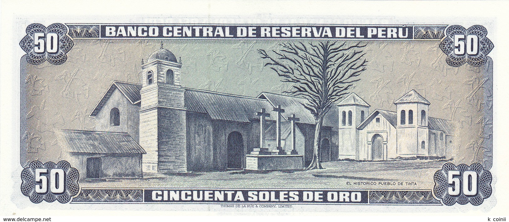 Peru - 50 Soles 15 December 1977 - UNC - Pérou