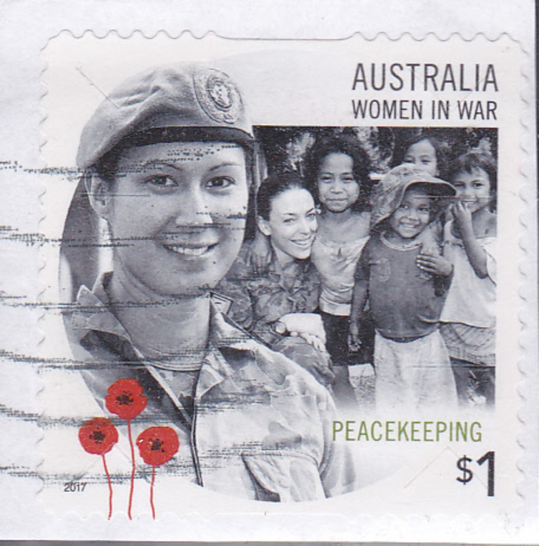 2017. AUSTRALIAN DECIMAL.Women In War. $1. Peacekeeping. P&S. FU. - Used Stamps