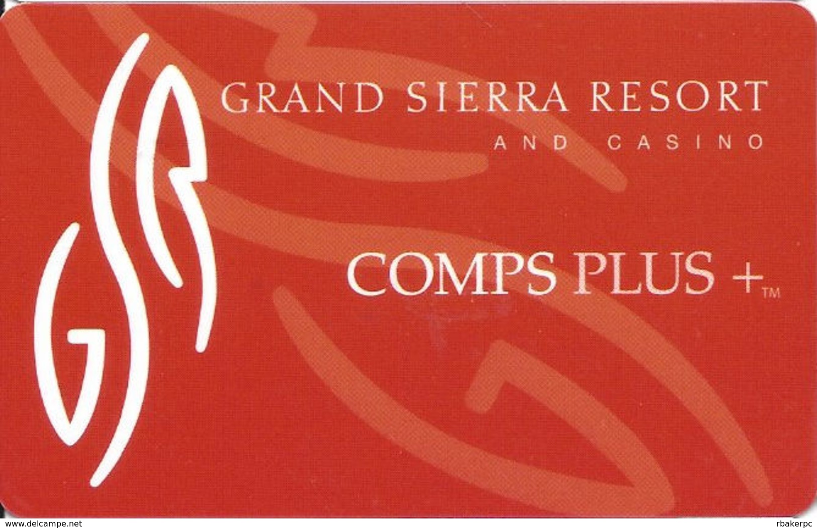 Grand Sierra Casino - Reno, NV - Slot Card - Casinokarten