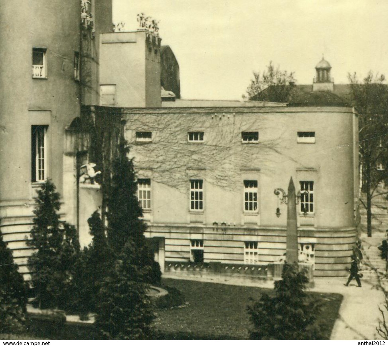 Rarität AK Cottbus Stadttheater Mit Seitenbau Gezackt Um 1930 - Cottbus