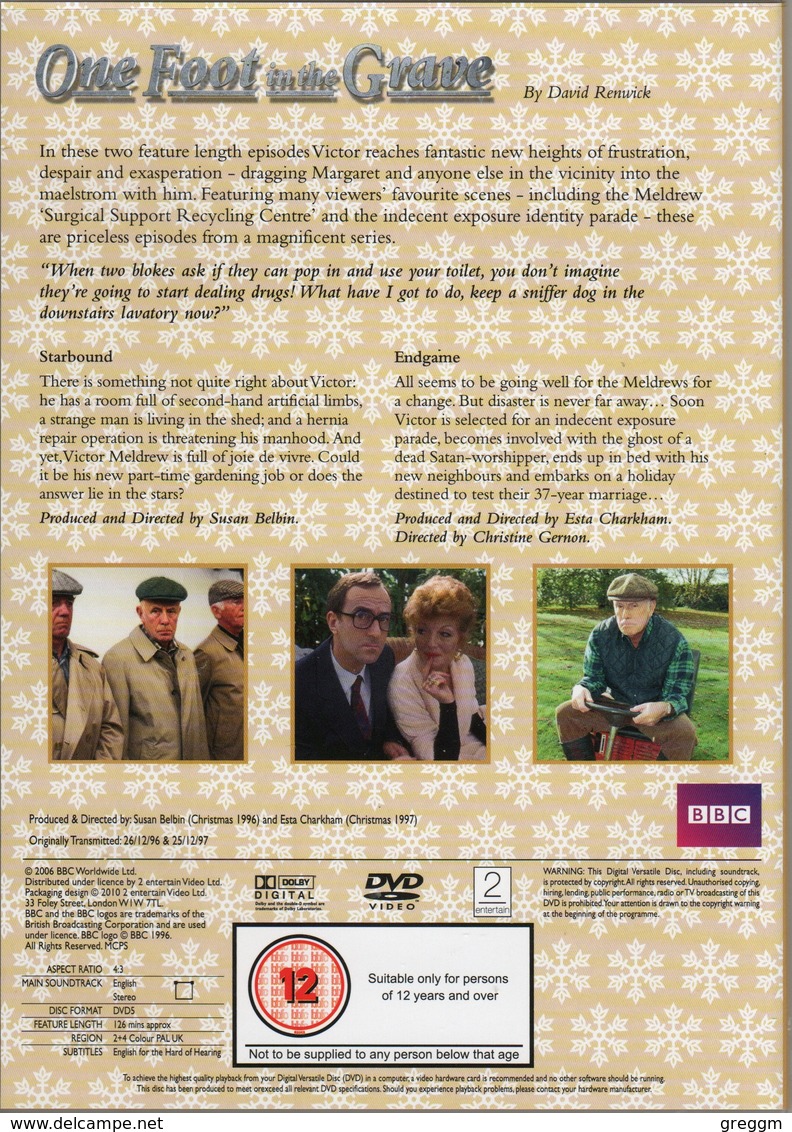 One Foot in the Grave Complete box set series 1 - 6 Plus Christmas Specials. (36 Episodes plus 2 Specials)