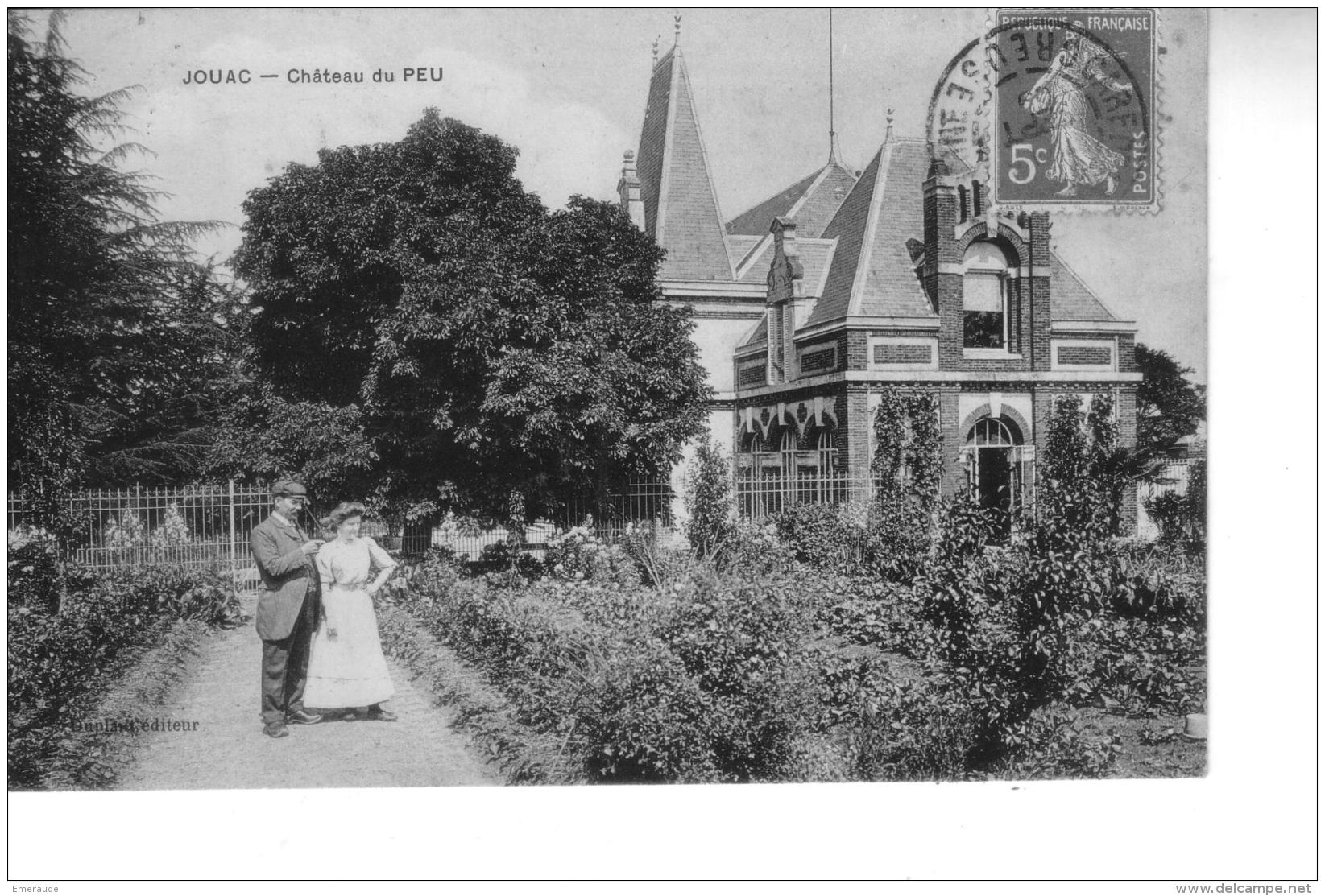 JOUAC   Château De PEU - Other & Unclassified