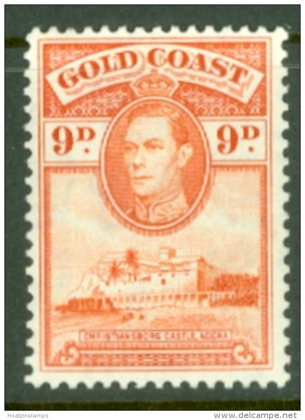 Gold Coast: 1938/43   KGVI   SG127a    9d   [Perf: 12 X 11&frac12;]    MNH - Gold Coast (...-1957)