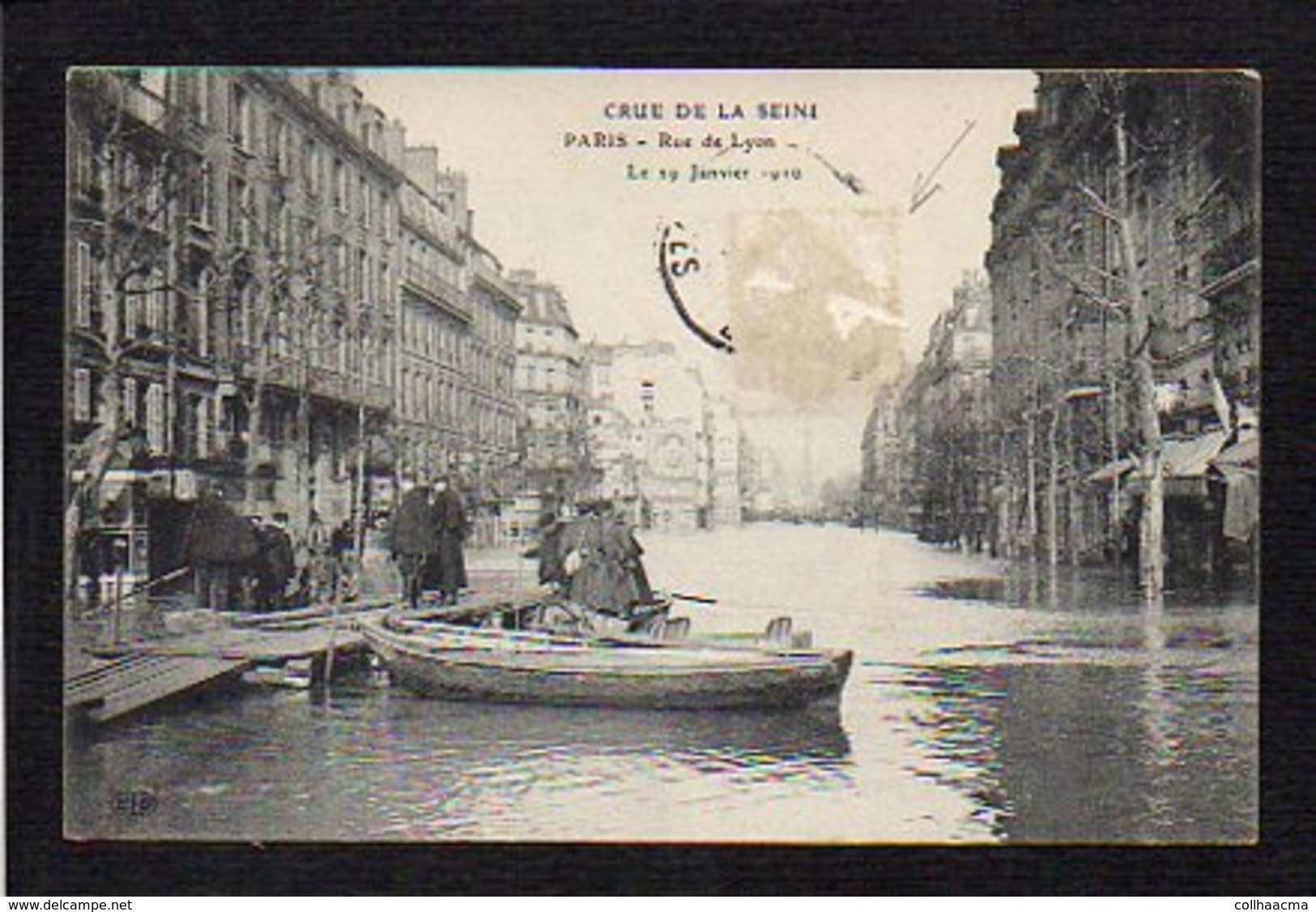 75 Paris / Crue De La Seine 1910 / Rue De Lyon - Inondations De 1910