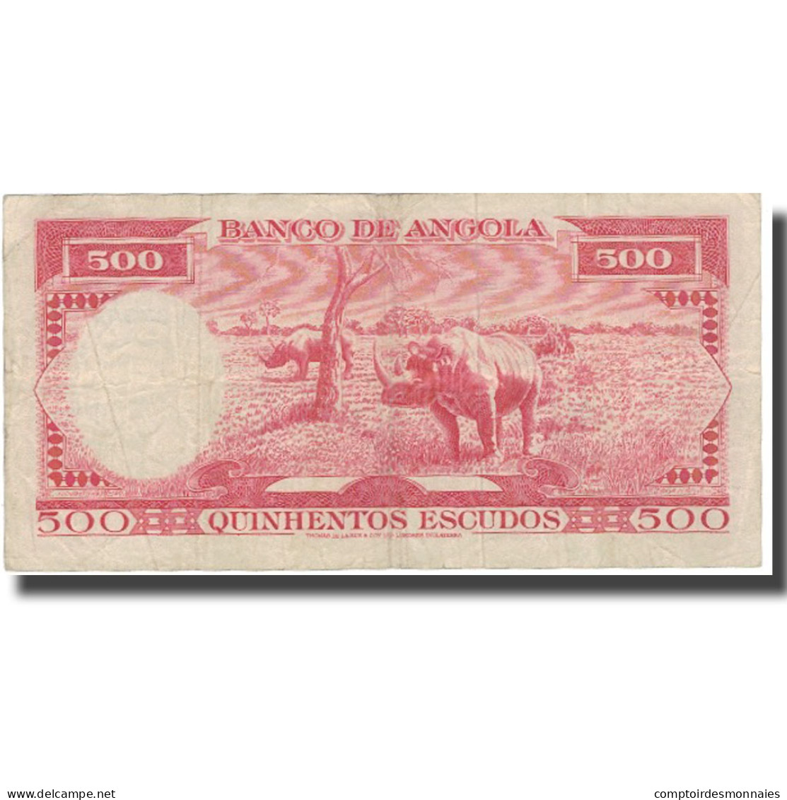 Billet, Angola, 500 Escudos, 1970, 1970-06-10, KM:97, TTB - Angola