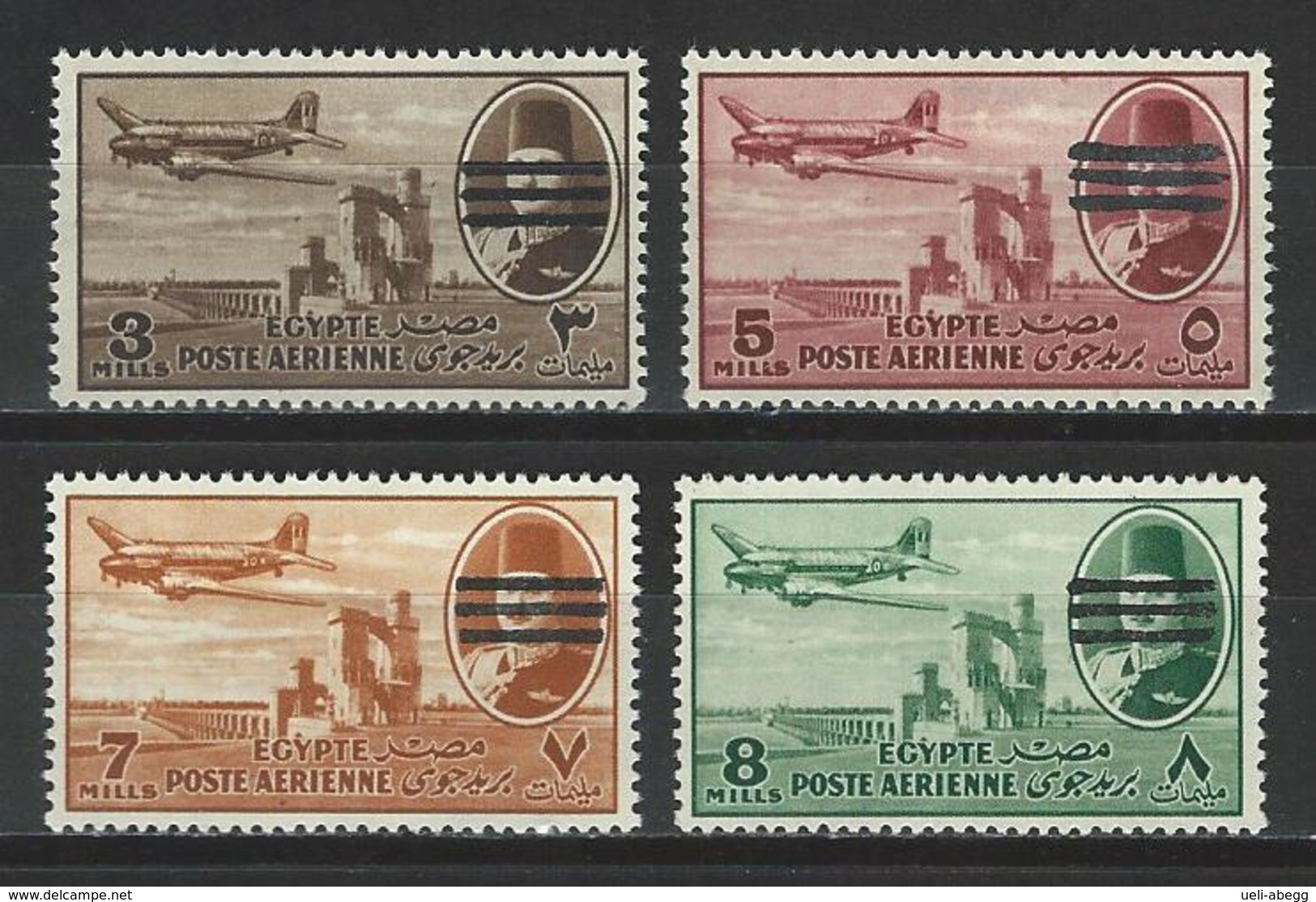 Ägypten Mi 448-51 * MH - Unused Stamps