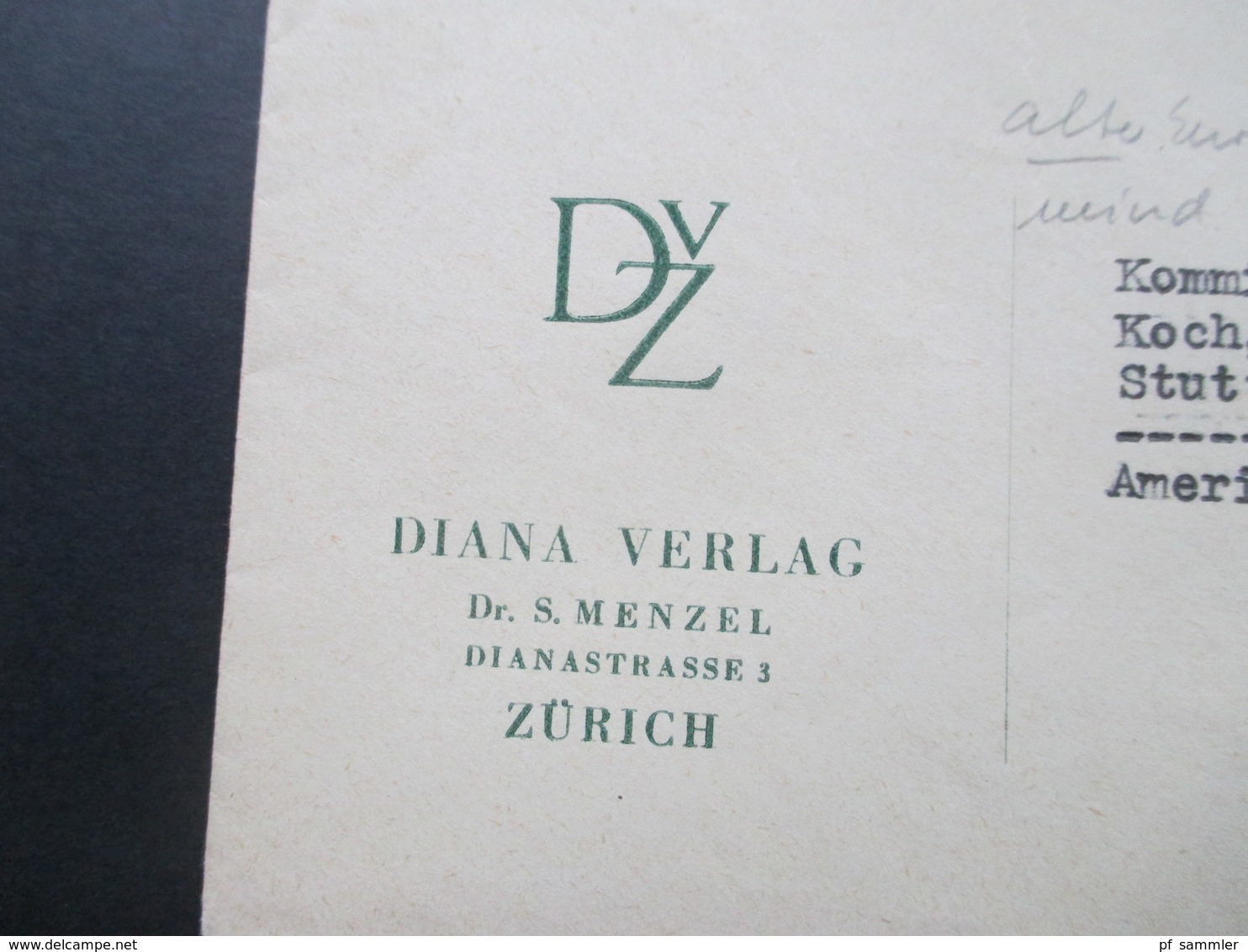 Schweiz 1949 Freimarken MiF Mit Altem Europa Stempel Gib Einen Tag Für Die Schweizer Europahilfe. Diana Verlag Zürich - Covers & Documents