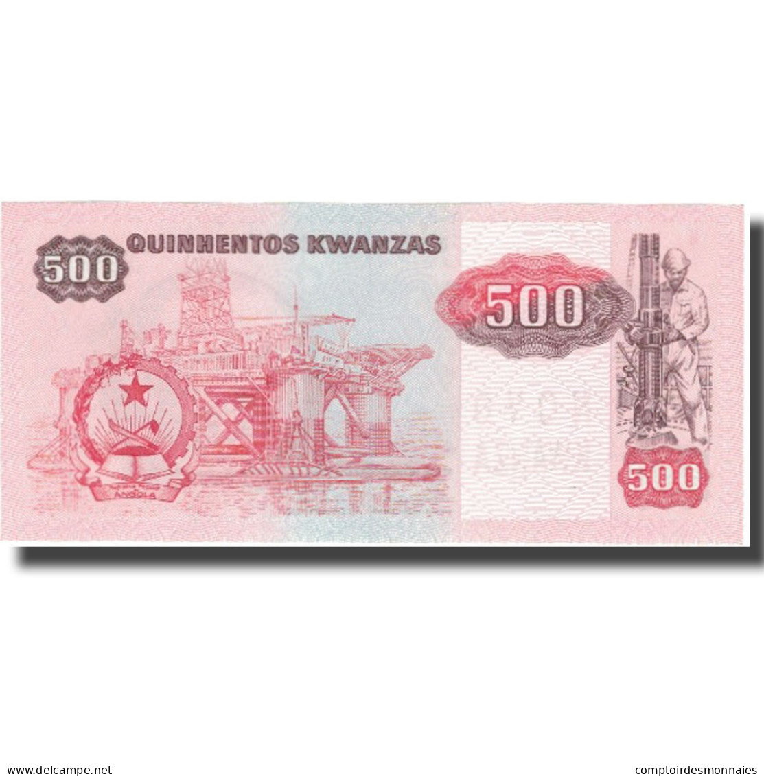 Billet, Angola, 500 Novo Kwanza On 500 Kwanzas, 1987, 1987-11-11, KM:123, NEUF - Angola