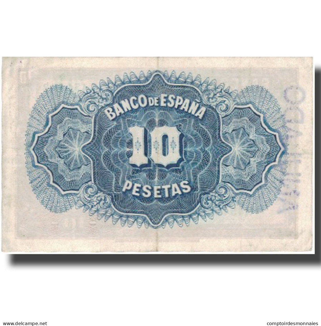 Billet, Espagne, 10 Pesetas, 1935, 1935, KM:86a, TTB - 10 Pesetas