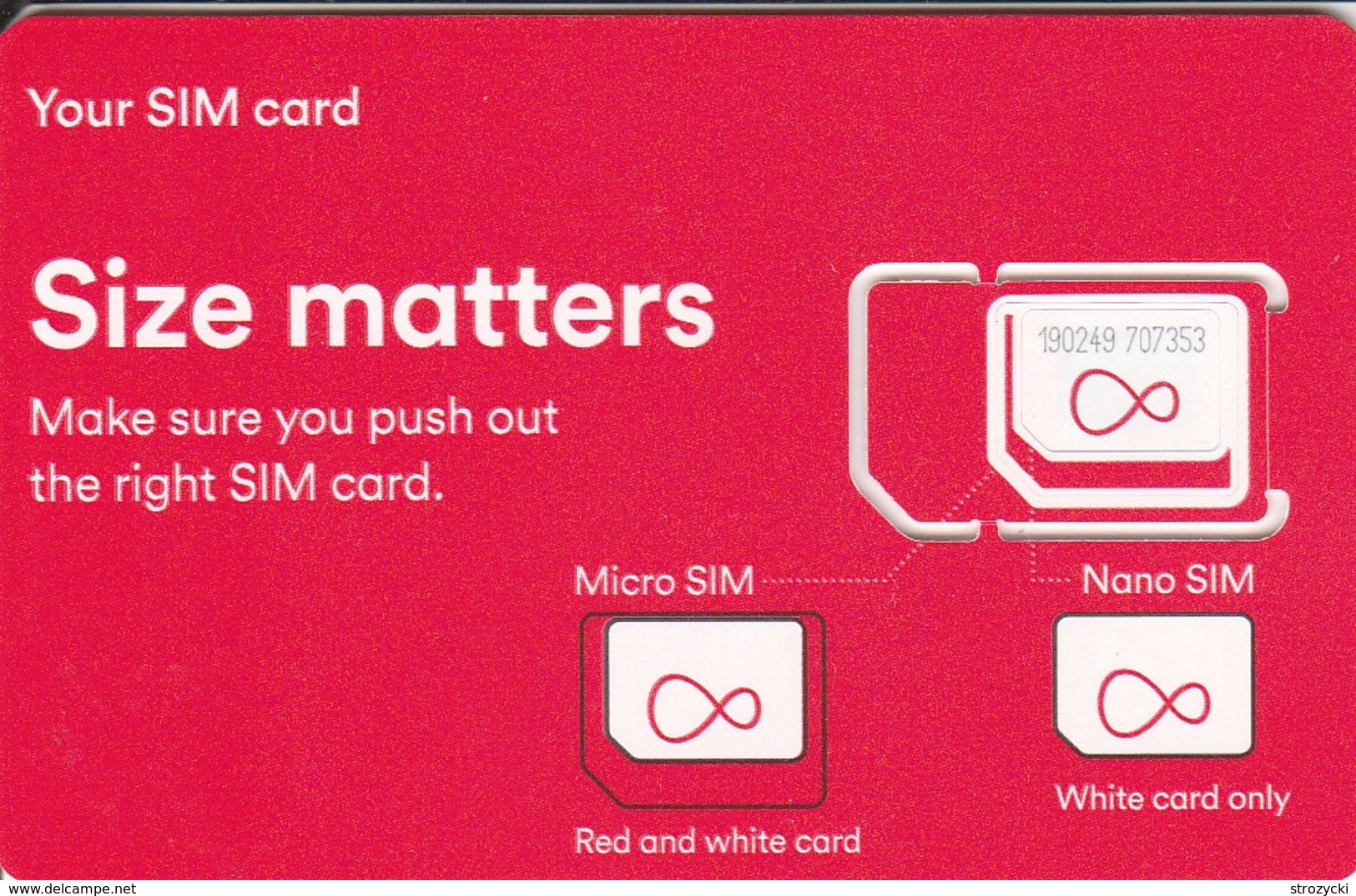 United Kingdom - Virgin (standard, Micro, Nano SIM) - GSM SIM  - Mint - Other & Unclassified