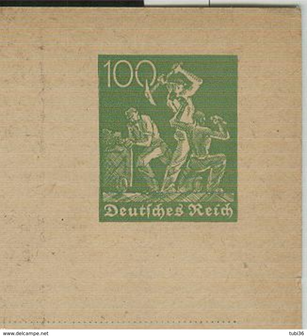 POSTWERTZEICHEN AUSSTELLUNG ZU BERLIN  1922 -  POSTKARTE - DEUTSCHES REICH  3 - - Briefe U. Dokumente