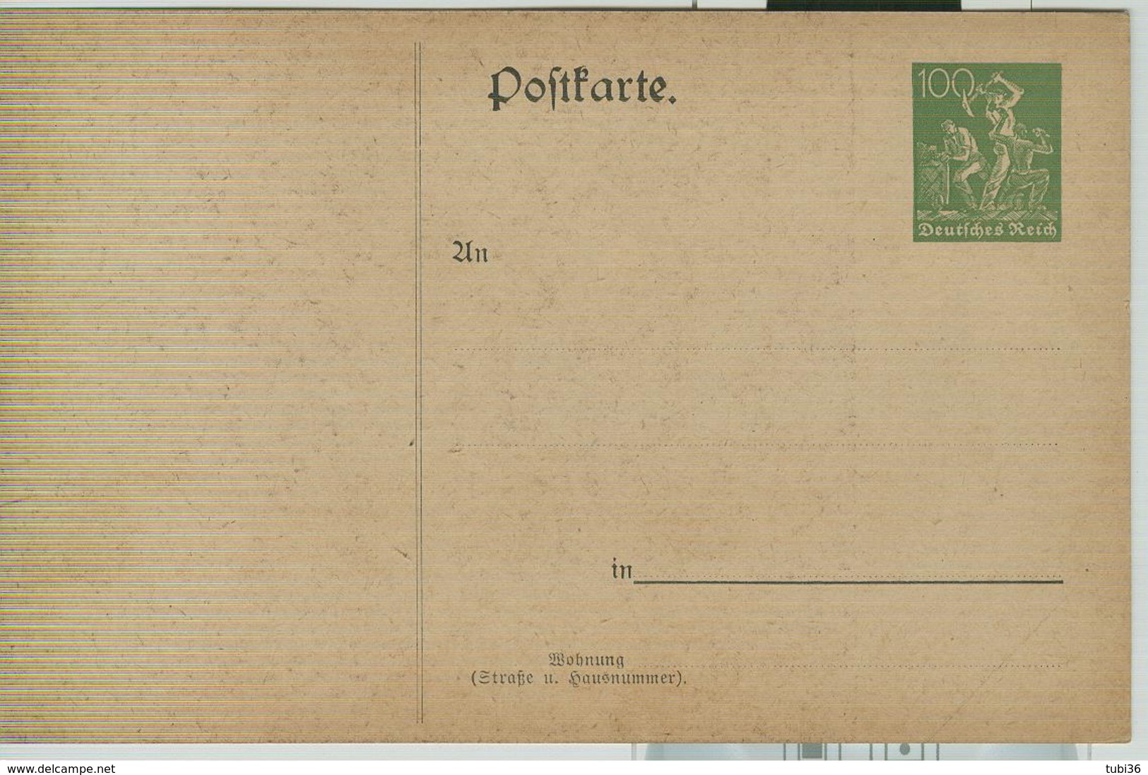 POSTWERTZEICHEN AUSSTELLUNG ZU BERLIN  1922 -  POSTKARTE - DEUTSCHES REICH  3 - - Briefe U. Dokumente