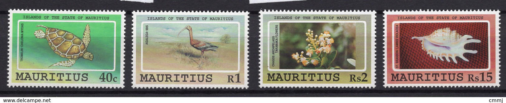 1991 - MAURITIUS -  Mi. Nr. 1177/1180 - NH - (UP.207.29) - Mauritius (1968-...)