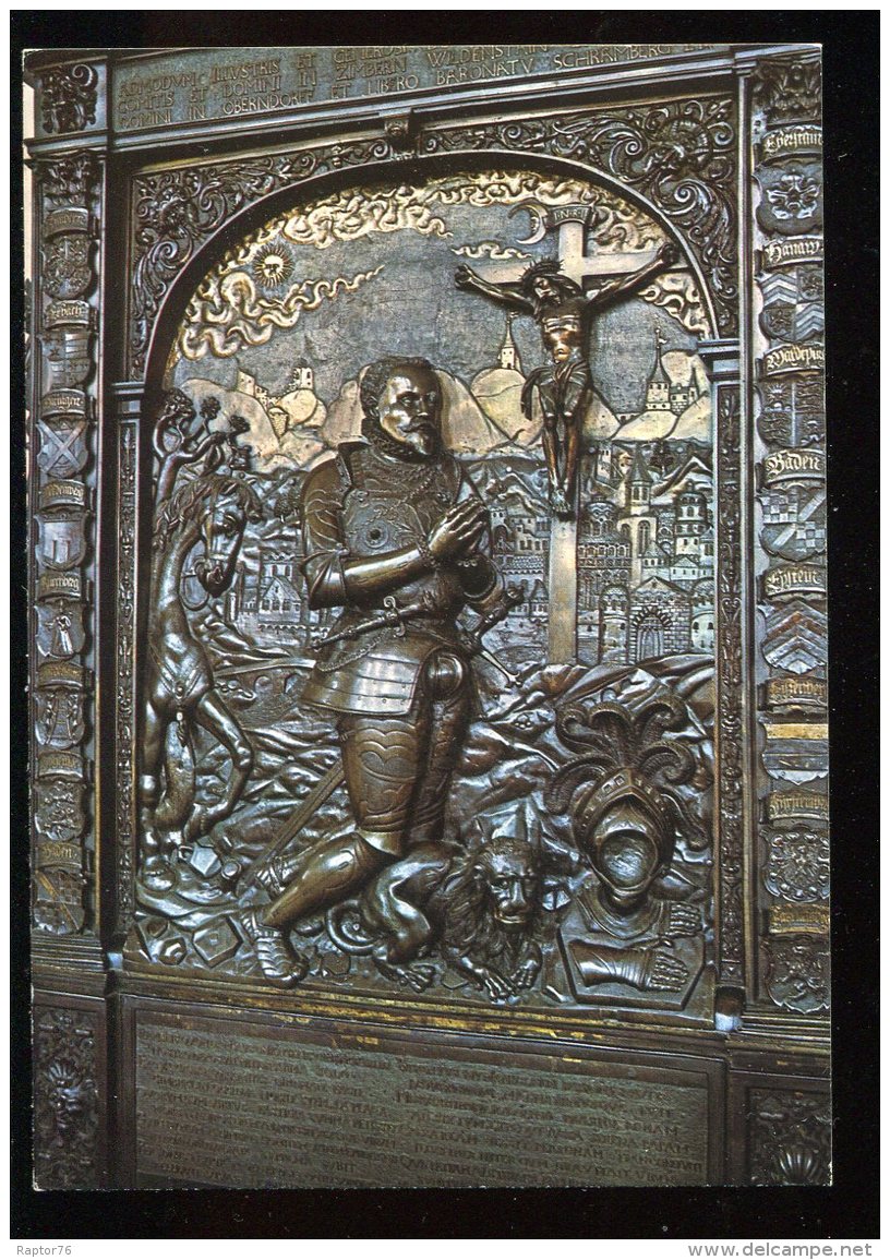 CPM Neuve Allemagne MESSKIRCH Stadtkirche St. Martin Bronze Wilheim Von Zimmern - Sonstige & Ohne Zuordnung