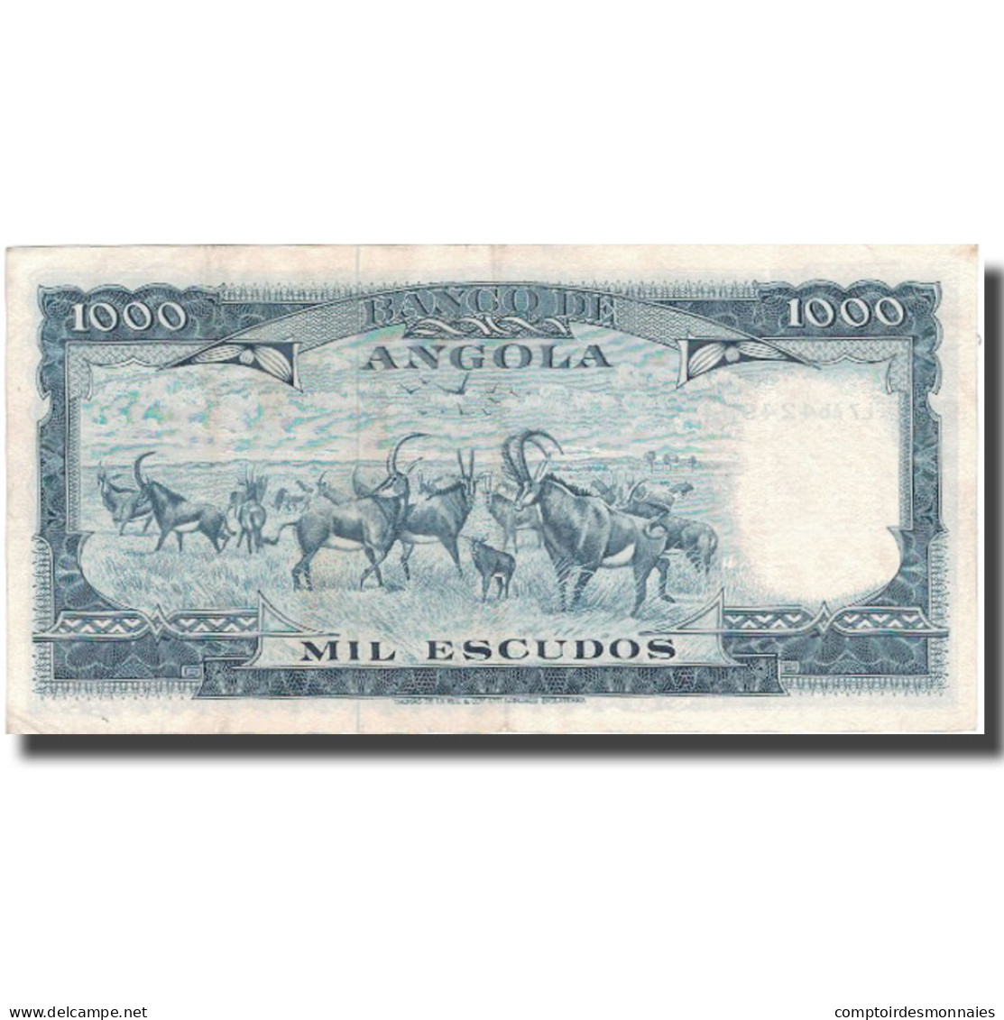 Billet, Angola, 1000 Escudos, 1970, 1970-06-10, KM:98, TTB+ - Angola