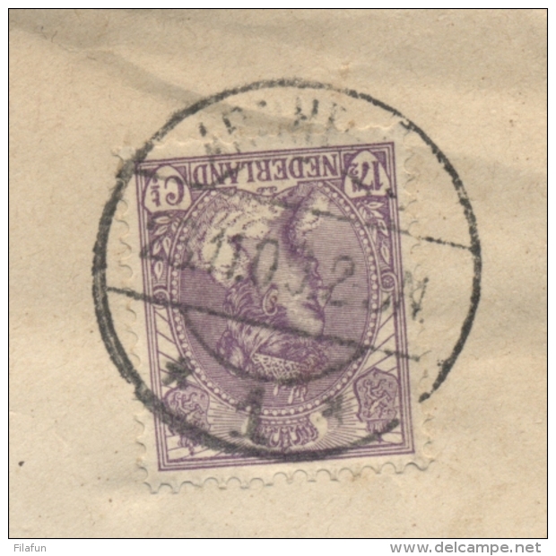 Nederland - 1909 - 17,5 Cent Bontkraag Op Commercial R-cover Met Aangegeven Waarde Van Arnhem Naar Amsterdam - Brieven En Documenten