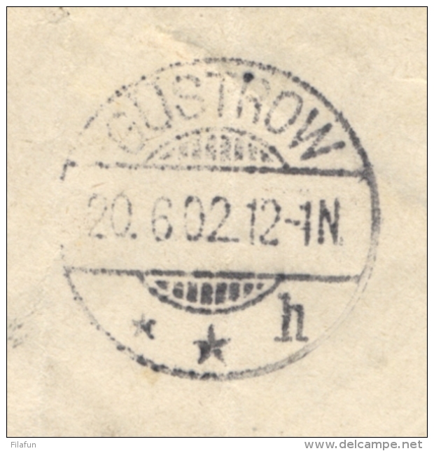 Nederland - 1902 - 22,5 Cent Bontkraag Op Commercial R-cover Van Amsterdam Naar Gustrow / Deutschland - Brieven En Documenten