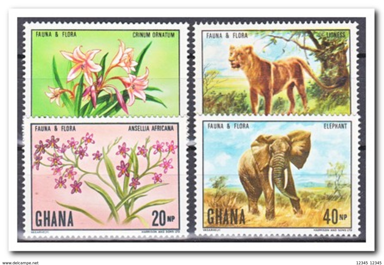 Ghana 1970, Postfris MNH, Flora And Fauna - Ghana (1957-...)