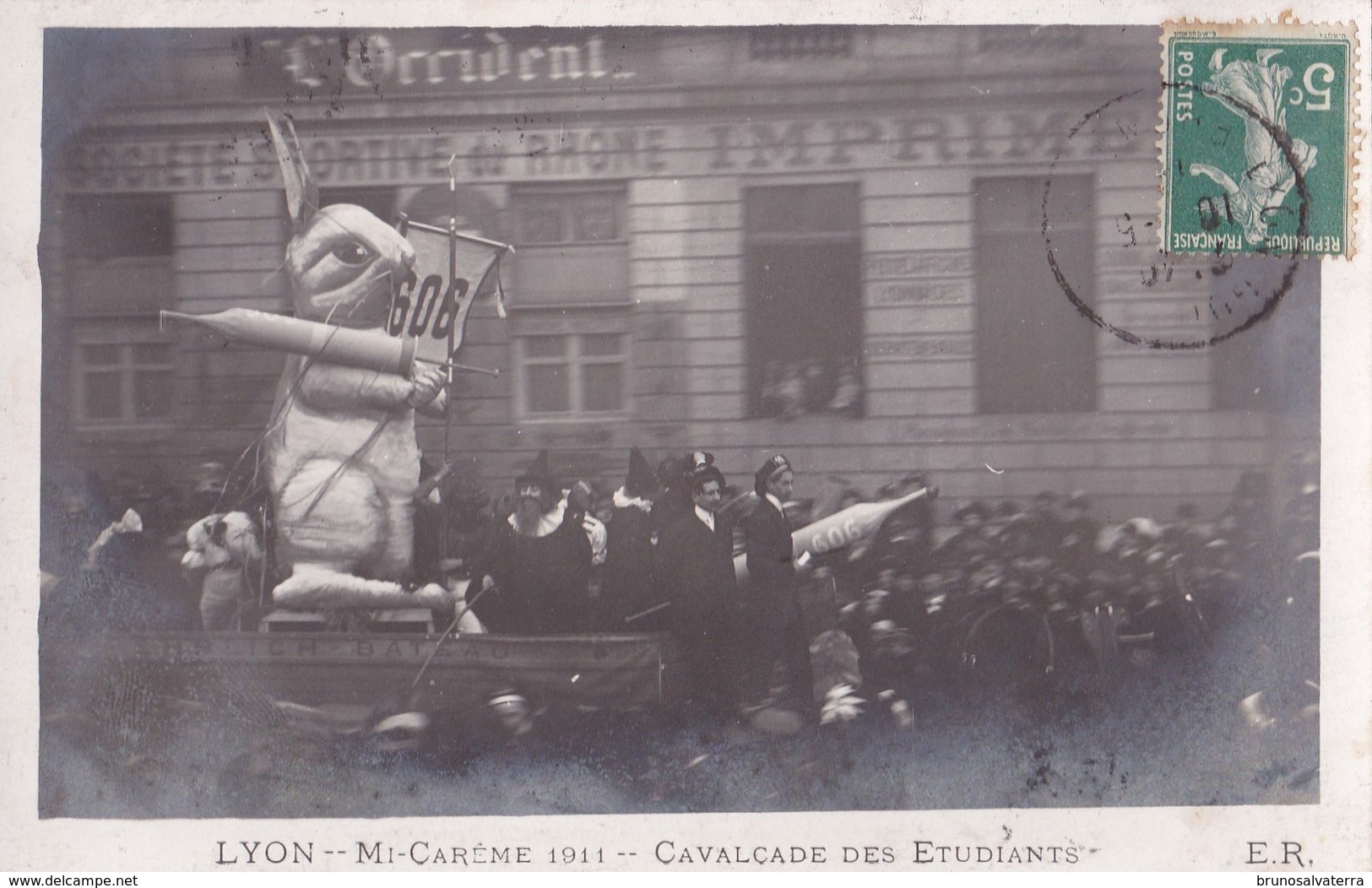 LYON - Mi-Carême 1911 - Cavalcade Des Etudiants - Andere & Zonder Classificatie