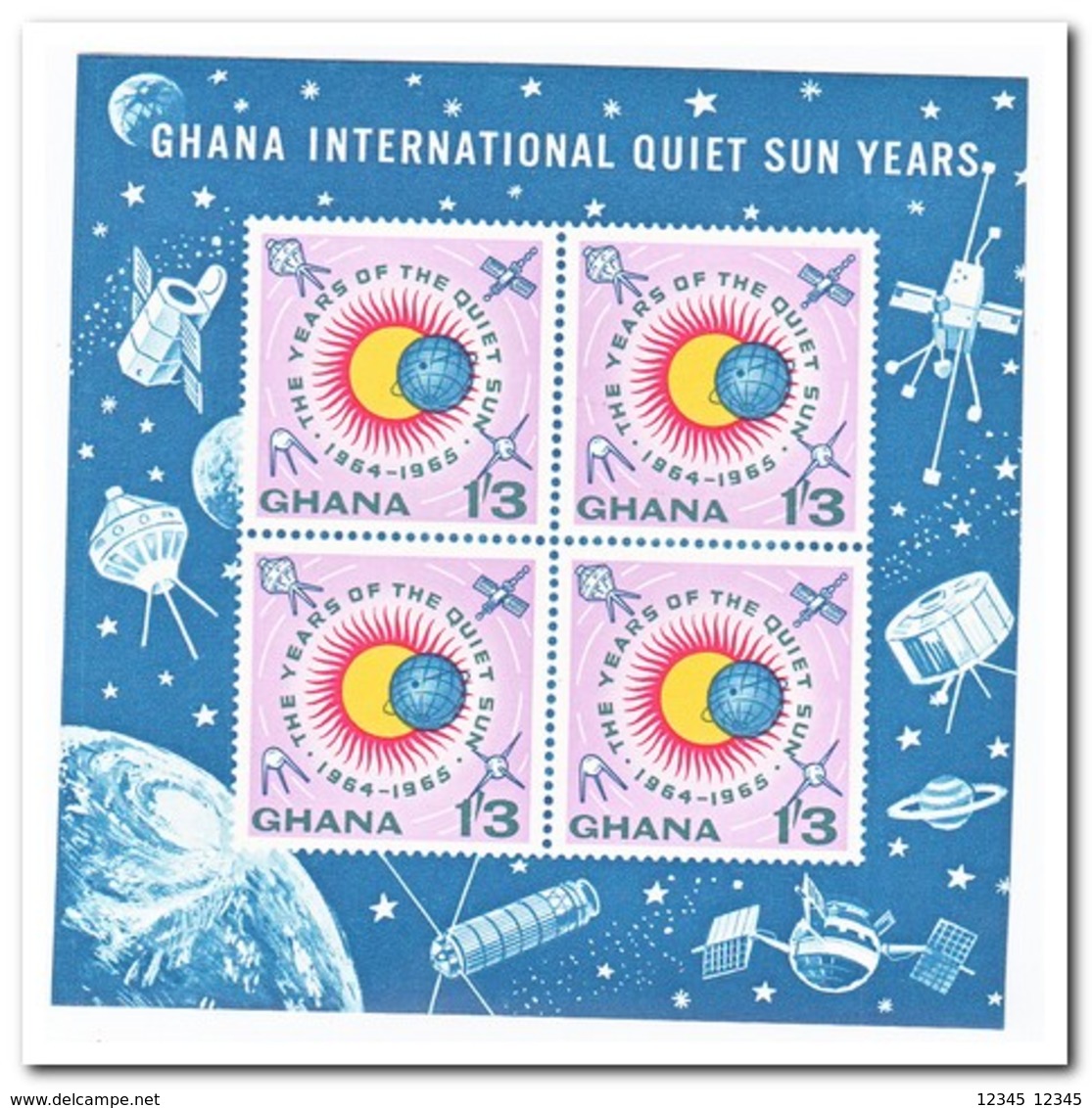 Ghana 1964, Postfris MNH, International Year Of The Quiet Sun - Ghana (1957-...)