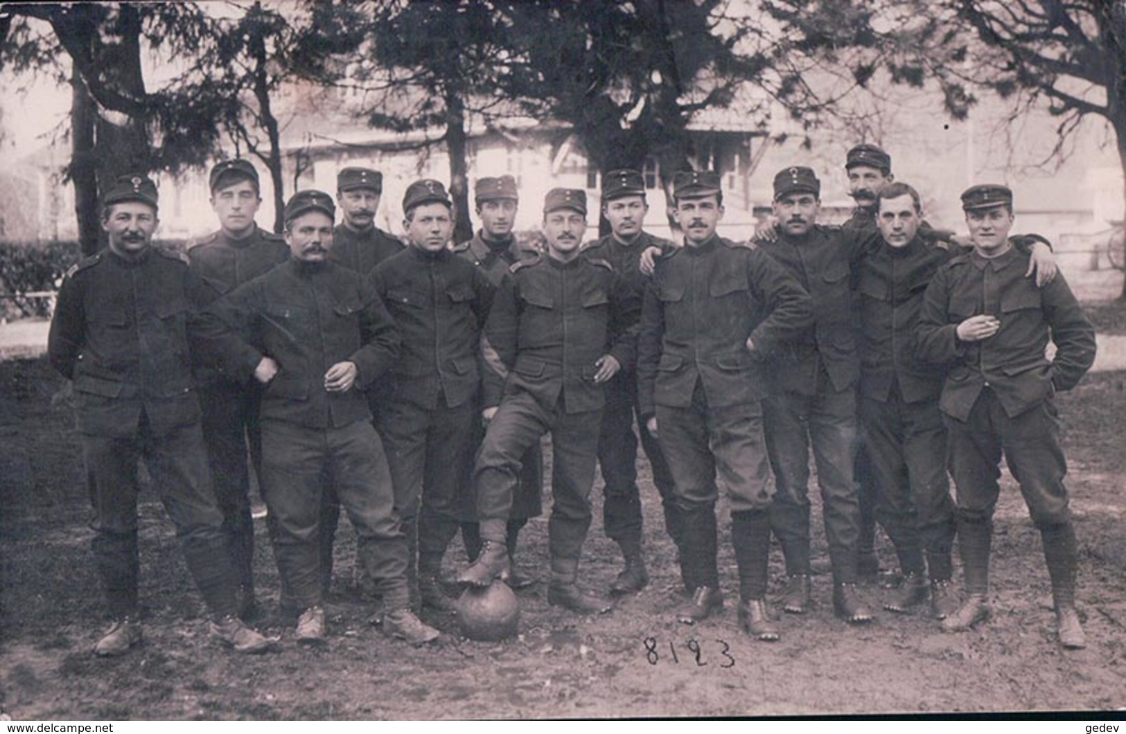 Armée Suisse, Berthoud 1914, Groupe De Militaires (8123) - War 1914-18