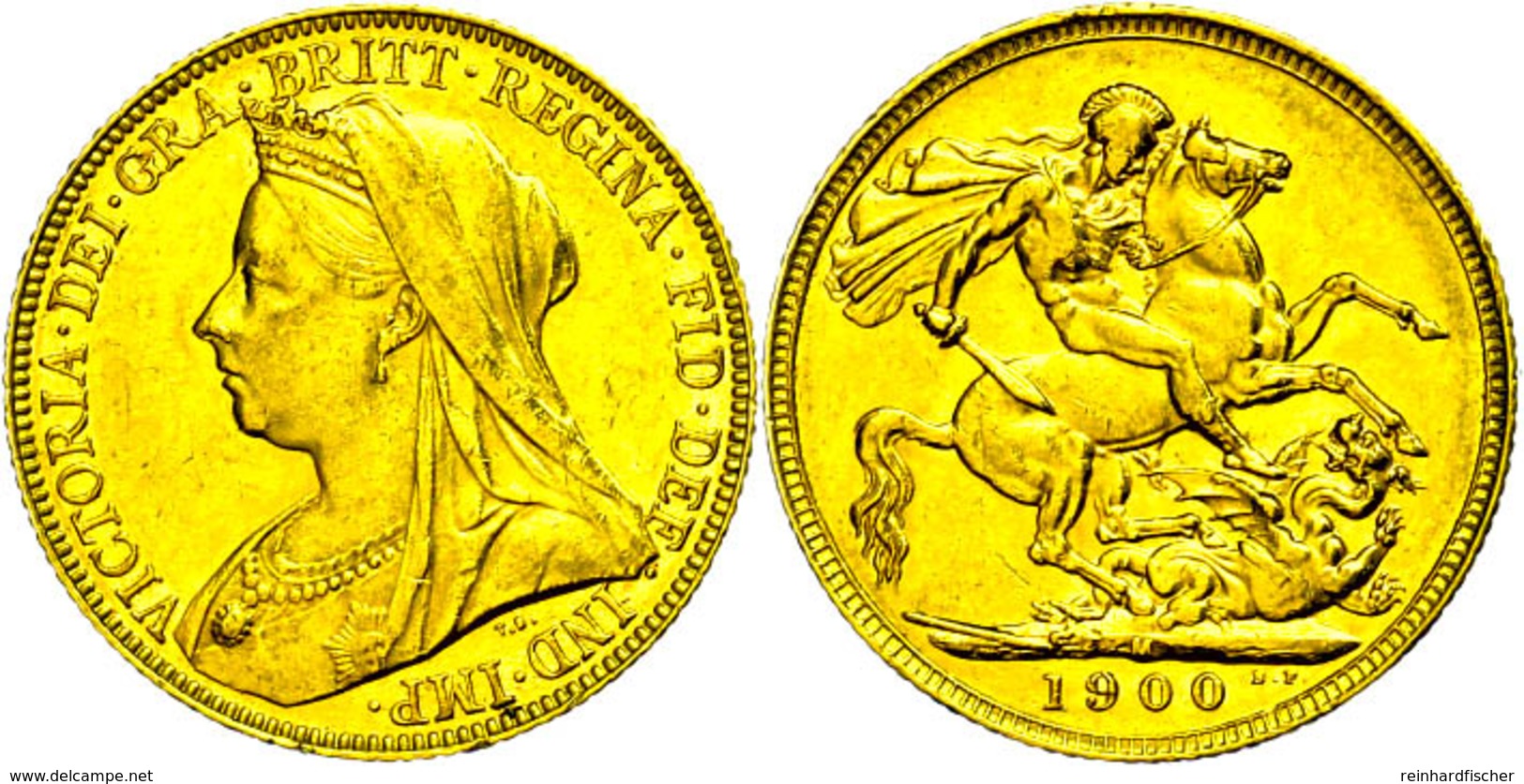 282 Pound, 1900, Victoria, Melbourne, Fb. 24, Kl. Rf., F. Vz. - Andere & Zonder Classificatie